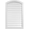 Ekena Millwork Arch Top Surface Mount PVC Gable Vent: Non-Functional, w/2"W x 1-1/2"P Brickmould Frame, 24"W x 36"H GVPAR24X3602SN - alternate 1